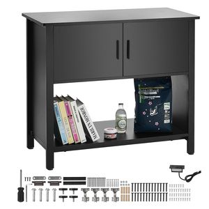 Supporto per Acquario da 40 Galloni con Capacità di Carico di 335 Libbre, 36,6 X 18,9 X 31,5, Supporto in Acciaio e MDF per Pesci, Rettili, Tartarughe, per Uso in Ufficio - Product Image 1