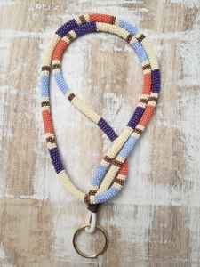 Collar de identificación con cuentas estilo bohemio para mujer, porta credenciales para el trabajo y eventos, al mejor precio. - Product Image 2