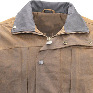 Veste safari unisexe Shero marron, hiver, néoprène, coupe-vent, résistante à l'eau, sans manches, fermeture à boutons, veste de chasse d'extérieur, taille régulière - Product Image 3