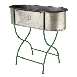 Juego de 2 cubetas ovaladas galvanizadas para vino, cubetas de metal galvanizado para bebidas, cubetas grandes para hielo para fiestas, cubetas para vino para interiores y exteriores - Product Image 6