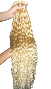 Extensions de cheveux indiens blonds bouclés Remy, style doux 1 - Product Image 3