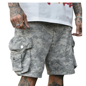 Custom <b>Men's</b> Camouflage <b>Cargo</b> Shorts with Designer Embroidery Casual Sublimated <b>Camo</b> Design - Product Image 6