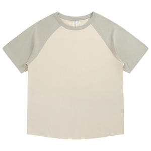 Camiseta de Manga Raglán Personalizada para Hombre, Camiseta de Béisbol de Algodón con Contraste de Color, Ropa Casual de Calle, Top de Verano, Logotipo Personalizado, Camiseta Informal para Hombre - Product Image 3