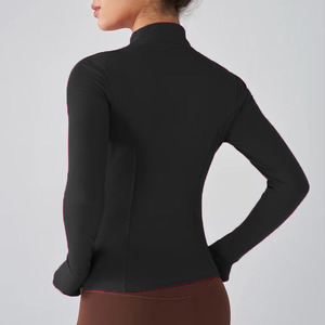 Zip up <b>Yoga</b> <b>Jacket</b> with Pocket Gym Running Sports <b>Jacket</b> Women Custom Made High Quality Sportswear and Jogging - Product Image 6