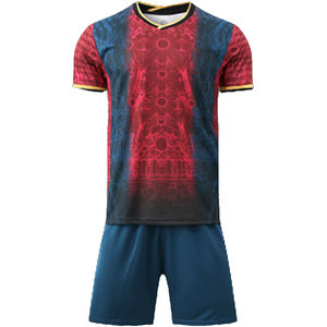 Uniforme de Fútbol Personalizado, Uniforme de Fútbol Transpirable de Poliéster de Alta Calidad, Camisetas de Fútbol Unisex para Adultos - Product Image 1