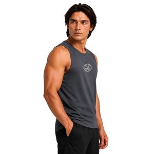 เสื้อกล้ามออกกำลังกายผู้ชายสีเทา แบรนด์ Max Rep ผ้าฝ้าย แขนกุด สำหรับฟิตเนส เพาะกาย ฝึกซ้อม เล่นกีฬา เสริมสร้างกล้ามเนื้อ - Product Image 3
