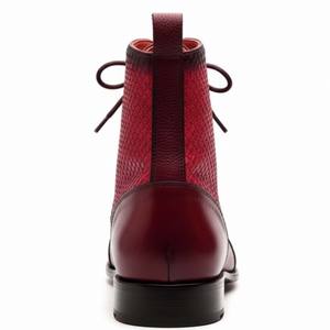 Zapatos de Vestir Formales de Otoño para Hombre, de Cuero Genuino de Alta Calidad, con Punta Cuadrada, con Cordones, Modernos y de Lujo para Oficina y Carrera Profesional - Product Image 3