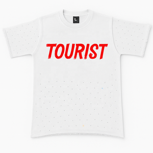 T-shirt ample pour homme en coton épais, style streetwear, avec impression sérigraphiée et effet vintage délavé, ourlet brut et impression en relief - Product Image 3