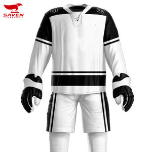 Uniformes de hockey sur glace de haute qualité, différents designs, nouveau style, broderie personnalisée, fabricants professionnels d'uniformes de hockey sur glace - Product Image 6