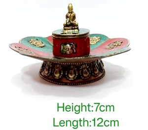 Asthamangal Gift & Craft - Quemadores de Incienso Tibetanos de Metal Multicolor - Duraderos y de Larga Duración para Uso en Todas las Estaciones - Product Image 5