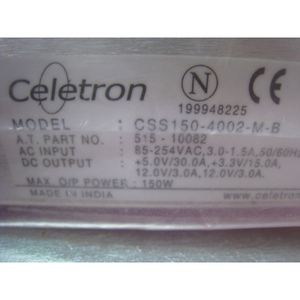 3 Celetron CSS150-4002-M-B 150 วัตต์ โอเพ่นเฟรม - อุปกรณ์และอะไหล่เซมิคอนดักเตอร์ระดับโลกที่เชื่อถือได้ - Product Image 5