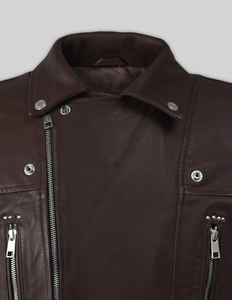 Veste en cuir pour homme, coupe-vent, veste en cuir pour homme et femme, styles personnalisés, Charlotte Burnt, plusieurs couleurs, veste en cuir 2006 - Product Image 5