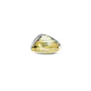 Handcrafted 3 Carat Oval Cut Yellow Sapphire Loose Gemstone for Fine Jewelry - Product Image 3