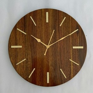 Handcrafted Teak <b>Wood</b> <b>Wall</b> <b>Clock</b> Antique Finish - Wholesale from India - Product Image 3