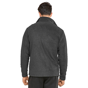 Veste polaire microfleece de haute qualité pour homme, col montant, fermeture éclair intégrale, épaisse, pour l'hiver, personnalisable. - Product Image 3