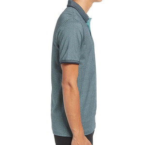 Cotton rich men polo shirt breathable short sleeve collar t shirt summer casual wear stylish smart casual outfit for work travel - Product Image 3