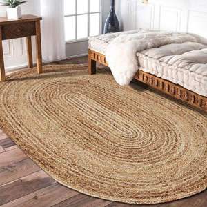 Handmade Eco Braided Jute Rug – Natural Fiber Floor <b>Carpet</b> for Living Room, Bedroom, Office and Home Decor Wholesale - Product Image 5