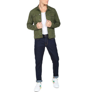 Chaqueta Vaquera Resistente para Hombre – Chaqueta de Mezclilla Azul Duradera para Hombre con Estilo Occidental, para Uso Casual y Aventuras al Aire Libre - Product Image 1