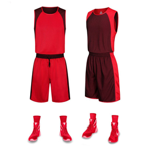 Best Quality Summer Sleeveless Basketball Uniform Set 100% <b>Polyester</b> Latest Style Breathable Design Customizable Your Own Style - Product Image 2