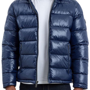 Veste matelassée personnalisée en gros, doudoune rembourrée pour l'hiver, vêtement d'extérieur décontracté style streetwear - Product Image 6