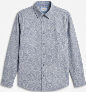 Camisa Casual de Hombre Enovate, Doble Botonadura, Manga Larga, Transpirable, 100% Algodón, con Logotipo en la Parte Posterior del Cuello, para Primavera - Product Image 1