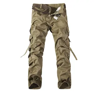 New Arrival Hot Selling Cotton Casual Cargo Combat Work Cargo Hiking Pants with 8 Pocket