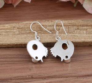 Natural Yellow Jade & <b>Citrine</b> Gemstone Drop <b>Earrings</b> 925 Sterling Silver Handmade Jewelry Wedding Anniversary Party Gift - Product Image 4