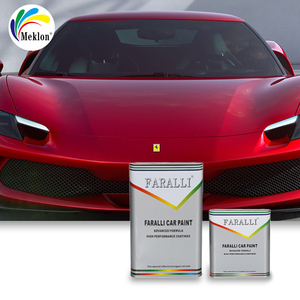 Peinture automobile acrylique Faralli 1K Crystal Yellow Pearl, peinture métallisée perlée pour la rénovation de carrosserie automobile - Product Image 6