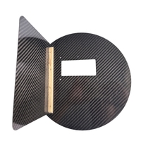 Ensemble complet personnalisé de casque de soudage en fibre de carbone, unité deux pièces, avec boîte de rangement en bois pour accessoires