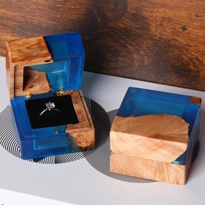 Wedding <b>Ring</b> Box Handmade Walnut Wood Customizable <b>Ring</b> Bearer Box Proposal Elegant Vintage <b>Engagement</b> <b>Ring</b> <b>Holder</b> Box Single - Product Image 4