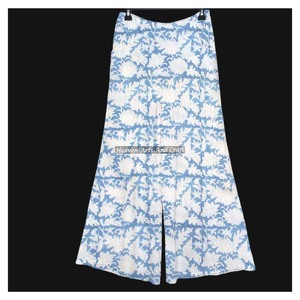 Pantalon Palazzo à jambes larges personnalisé coupe ample pour femmes pantalon d'été en coton respirant léger et confortable voyage tenue de bureau - Product Image 2