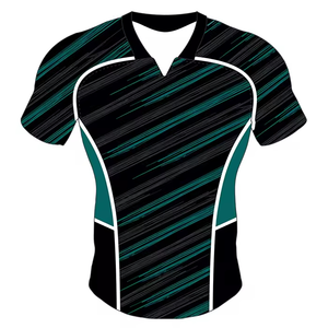 Maillot de rugby pour homme personnalisé de haute qualité, imprimé par sublimation, respirant, durable, en polyester, coutures renforcées, professionnel - Product Image 5