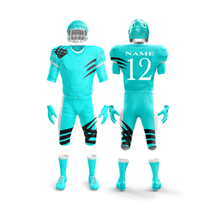 Uniforme de Fútbol Americano Personalizado de Último Diseño y Alta Calidad, Conjunto de Camiseta y Pantalones Sublimados con Logotipo del Equipo, Venta al Por Mayor de Fábrica - Product Image 3