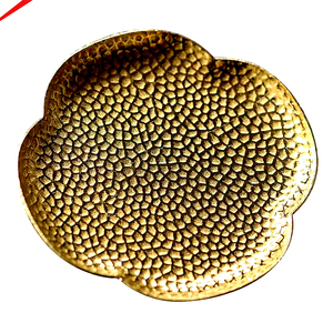 Luxury Metal Hammered Coaster Mats Elegant High Quality Home & Table Drink Safety <b>Pads</b> Kitchen Used Coaster <b>Pads</b> - Product Image 5