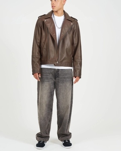 <b>Men</b> <b>Leather</b> Jacket In Reasonable Price OEM Manufactures Adults Size Casual Wear Genuine Fashion <b>Leather</b> Jacket For <b>Men</b> - Product Image 3
