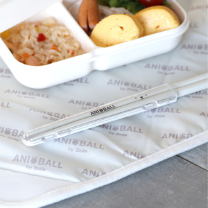 ANIBALL ตะเกียบแบบใช้ซ้ำได้พร้อมกล่อง – ผลิตในญี่ปุ่น ไม้ธรรมชาติต้านเชื้อแบคทีเรีย ลายสัตว์ กันลื่น 205 มม. - Product Image 2