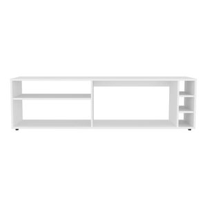 Mobile TV Suxta da 160 cm con Tre Ripiani Aperti, Tre Scomparti per Bottiglie e Gestione Cavi, Ideale per Soggiorno o Sala TV - Product Image 5