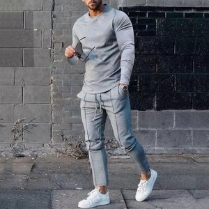 Survêtement de Sport de haute qualité pour hommes, survêtement de Sport, dernière mode, ensembles de 2 pièces pour hommes, survêtement en vrac pour hommes - Product Image 1