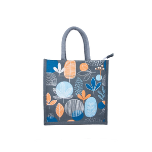 Bolsa de Compras de Yute con Diseño Geométrico Ecológico de Primera Calidad, la Más Vendida del 2026, con Asa de Cinta y Diseño Personalizado - Product Image 1
