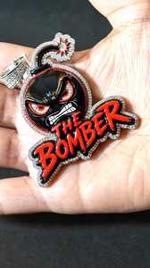 Pendentif Unique Angry Bomb en Moissanite, style Hip Hop Rapper, avec émail, en Argent Sterling 925, Bijoux Fins, Pendentifs et Breloques - Product Image 4