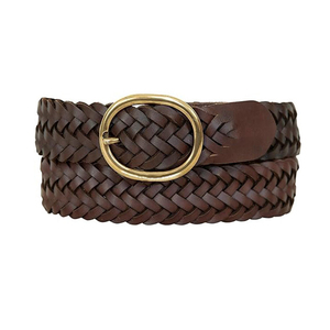 Cinturones de Cuero Trenzado de Estilo Nuevo para Vestidos y Pantalones de Exterior, Cinturones de Cuero para Mujer, Venta al Por Mayor - Product Image 1