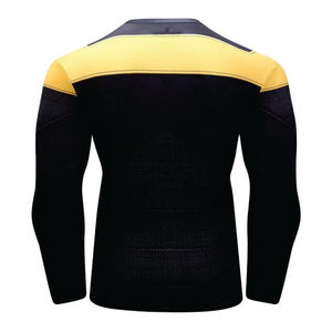 เสื้อรัดรูปแขนยาวระบายอากาศสำหรับผู้ชาย MMA ยิวยิตสู ป้องกันแสงแดด UPF50+ แห้งเร็ว รับสกรีนลายตามสั่ง Fortle0 - Product Image 2