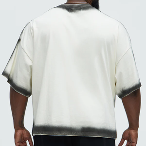 Camiseta sin mangas de algodón personalizada con estampado de pedrería, estilo urbano, diseño gráfico, camisetas oversize para hombre - Product Image 4