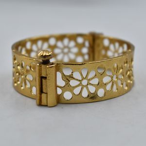 Brazalete indio de moda, hecho a mano, de diseño, chapado en oro, estilo occidental, abrible, para niñas y mujeres. - Product Image 4