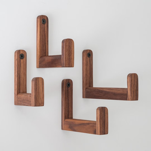 <b>Wall</b> Mounted Wood Coat Hook Indoor Wooden <b>Clothes</b> Hat <b>Wall</b> Hooks Professional Customized Wood Hook Hanger - Product Image 6