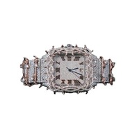 Nouvelle montre en moissanite VVS, montre diamantée, montre classique hip-hop de luxe, montre mécanique automatique à aiguilles pour hommes, fabriquée en Inde