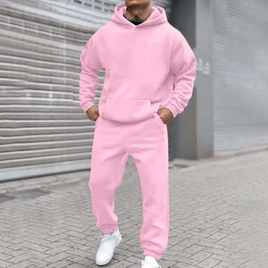 Chándales Deportivos de Alta Calidad al por Mayor, Diseño de Primera Calidad, Logotipo Personalizado, Corte Holgado, Transpirables, de Forro Polar para Hombre - Product Image 6