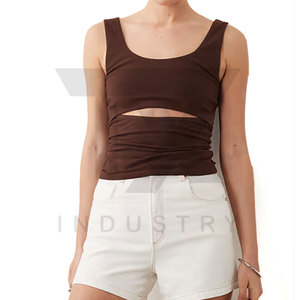 Top Deportivo de Mujer, Nuevo Estilo, de Algodón y Fibra de Bambú, de Alta Calidad, Transpirable, Ecológico, de Secado Rápido, Tejido - Product Image 6