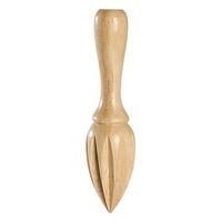 Klassieke houten citroenenpers, handmatige citruspers voor eenvoudige sapextractie zonder knoeien of korrels.