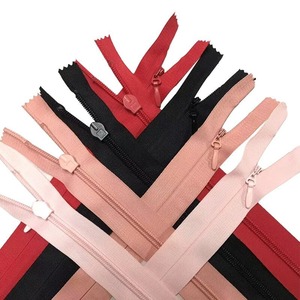 Wholesale # 5 Nylon Closed End Sself-locking Hidden Invisible <b>Zipper</b> High Quality Size 5 Invisible <b>Zipper</b> - Product Image 1